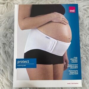 MEDI Protect Maternity Belt Back Support White New